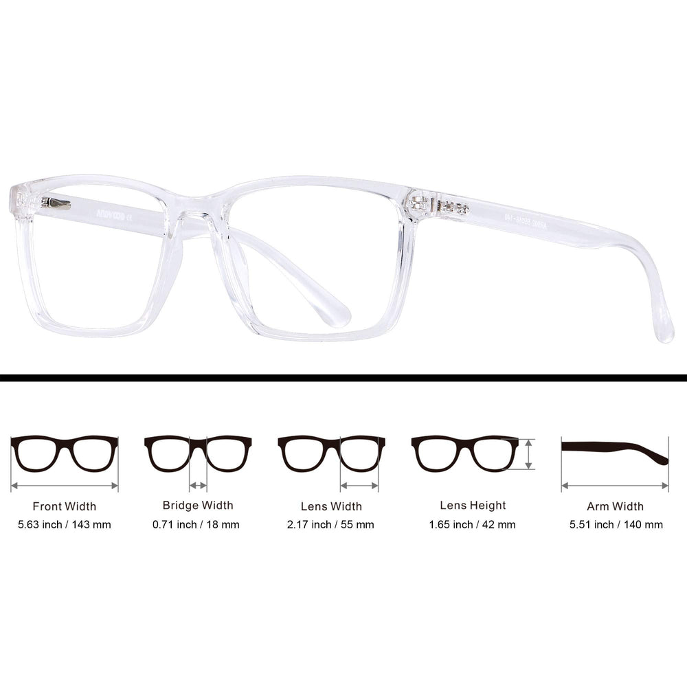 ANDWOOD blue light blockers featuring spring hinges for comfort
