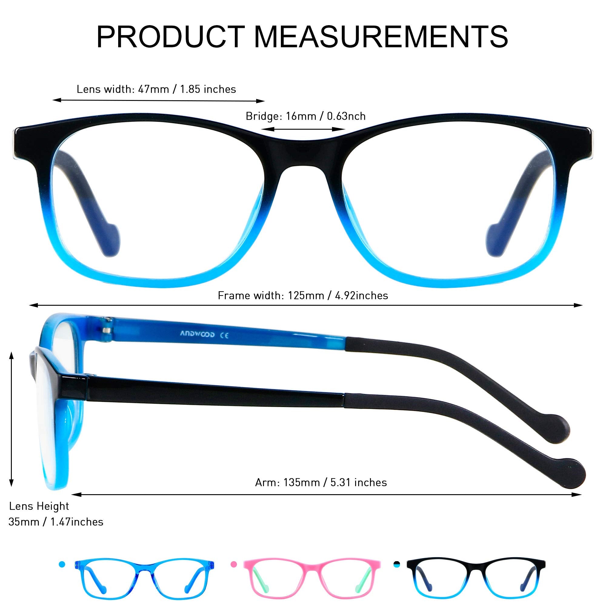 ANDWOOD black-blue colorway fits school, home, and gaming contexts