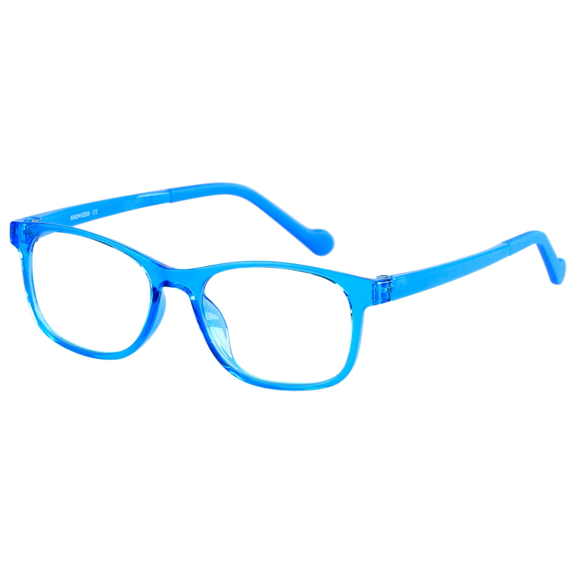 ANDWOOD kids frame closeup showing lightweight TR90 construction