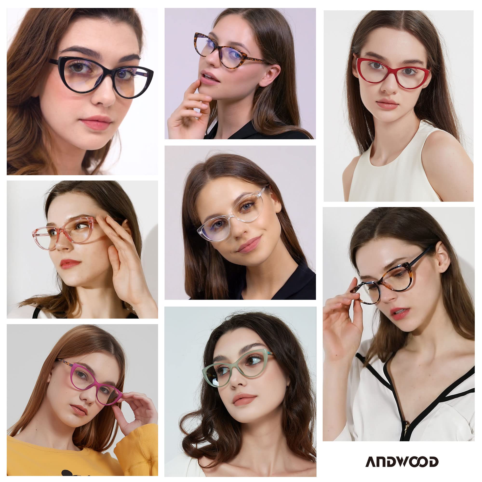 ANDWOOD leather case included keeps glasses safe in bags or purses.