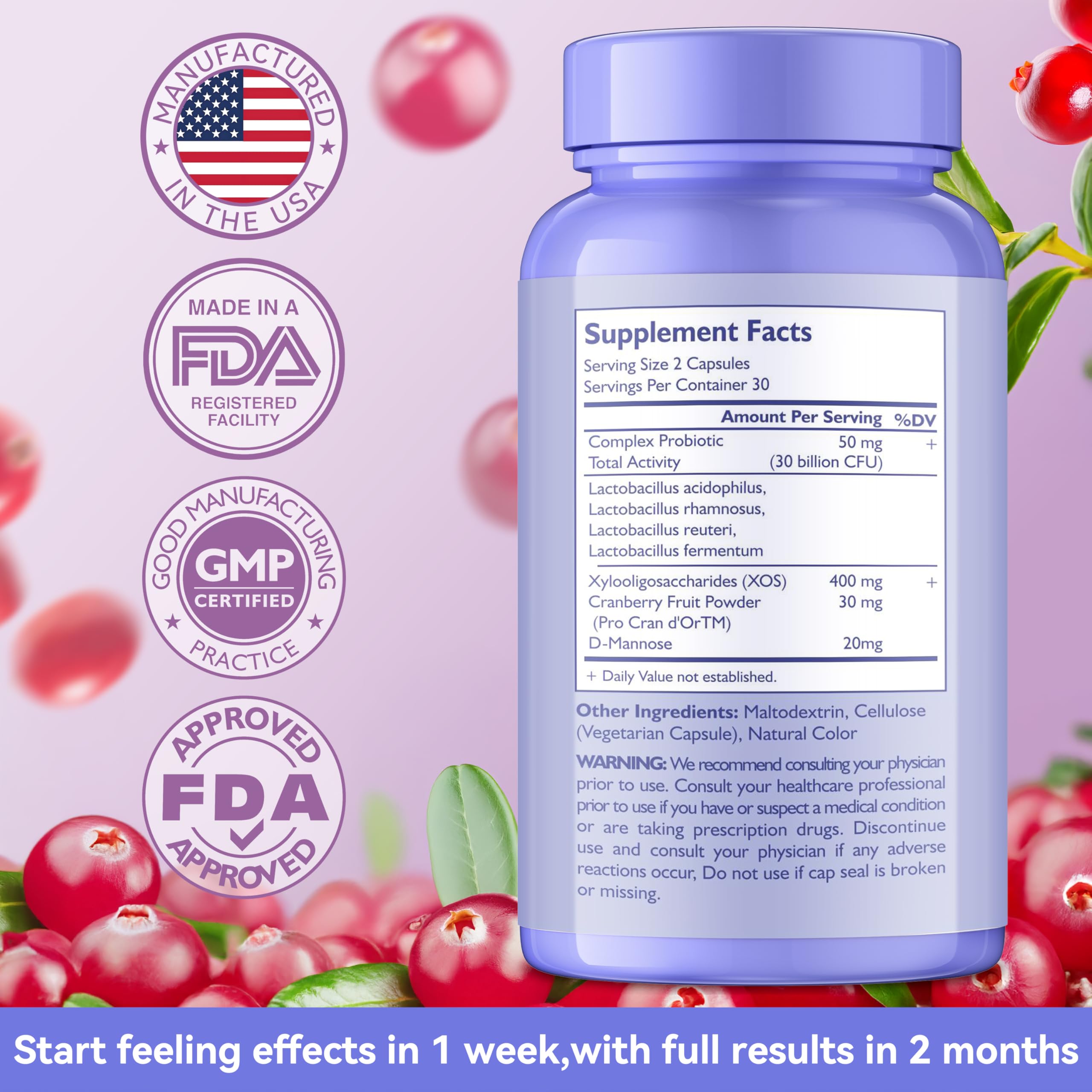 AnFamer GMP-certified facility seal indicating quality and safety in production.