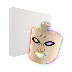 Angauss 7-color LED face mask for at-home skin rejuvenation with gentle, targeted light.