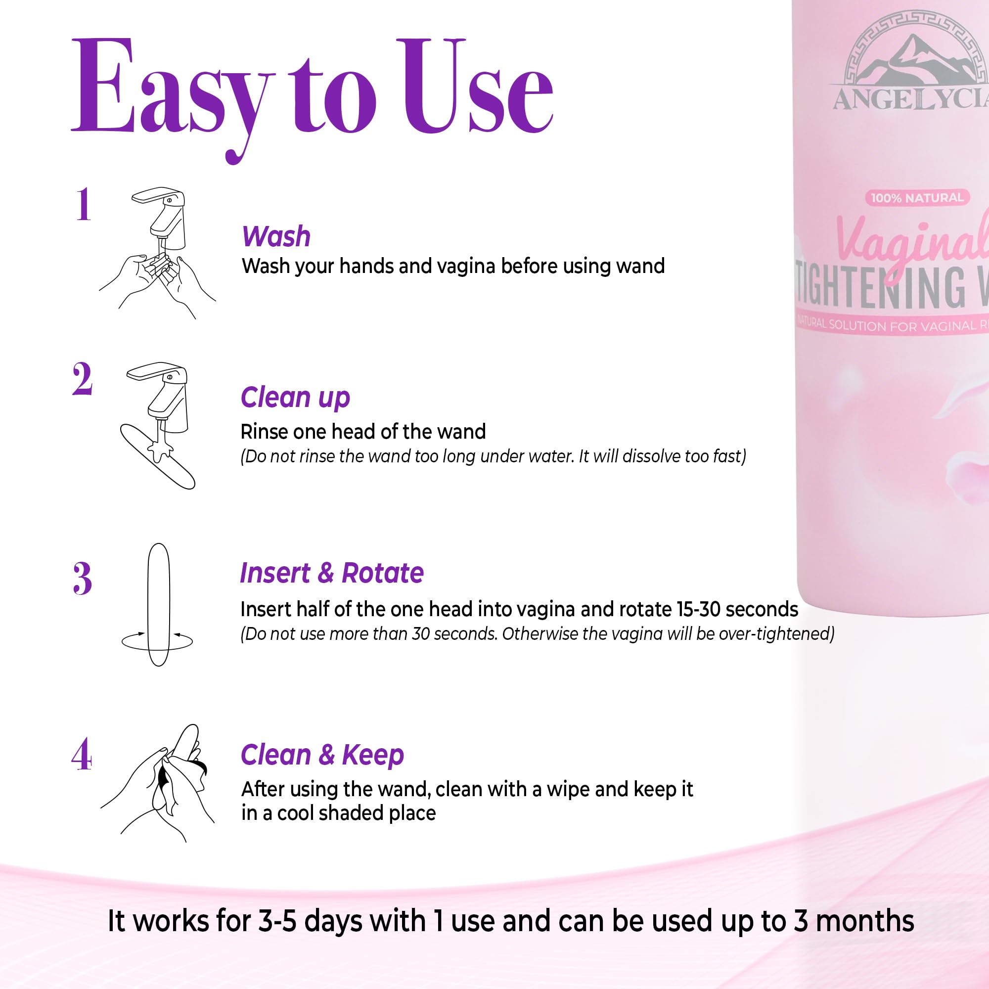 ANGELYCIA Magic Tongkat Madura Wand herbal blend highlighting traditional ingredients.