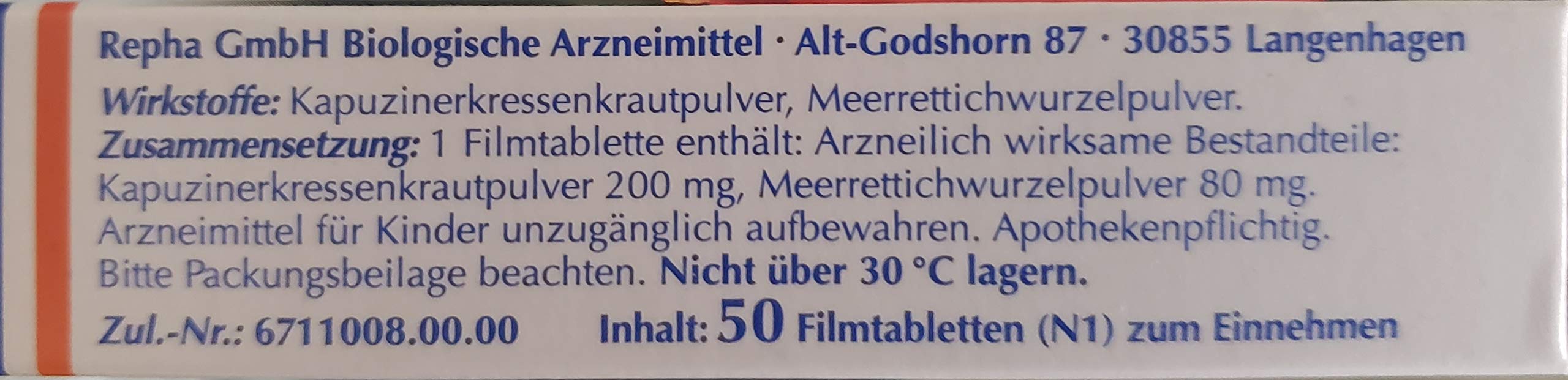 ANGOCIN label view underscores natural ingredients and Made in Germany.