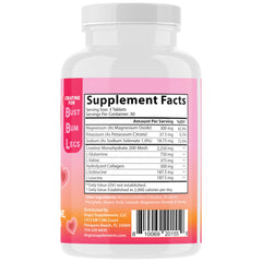 Angry Supplements Better Booty BBL bottle shown with capsules against a gym backdrop.