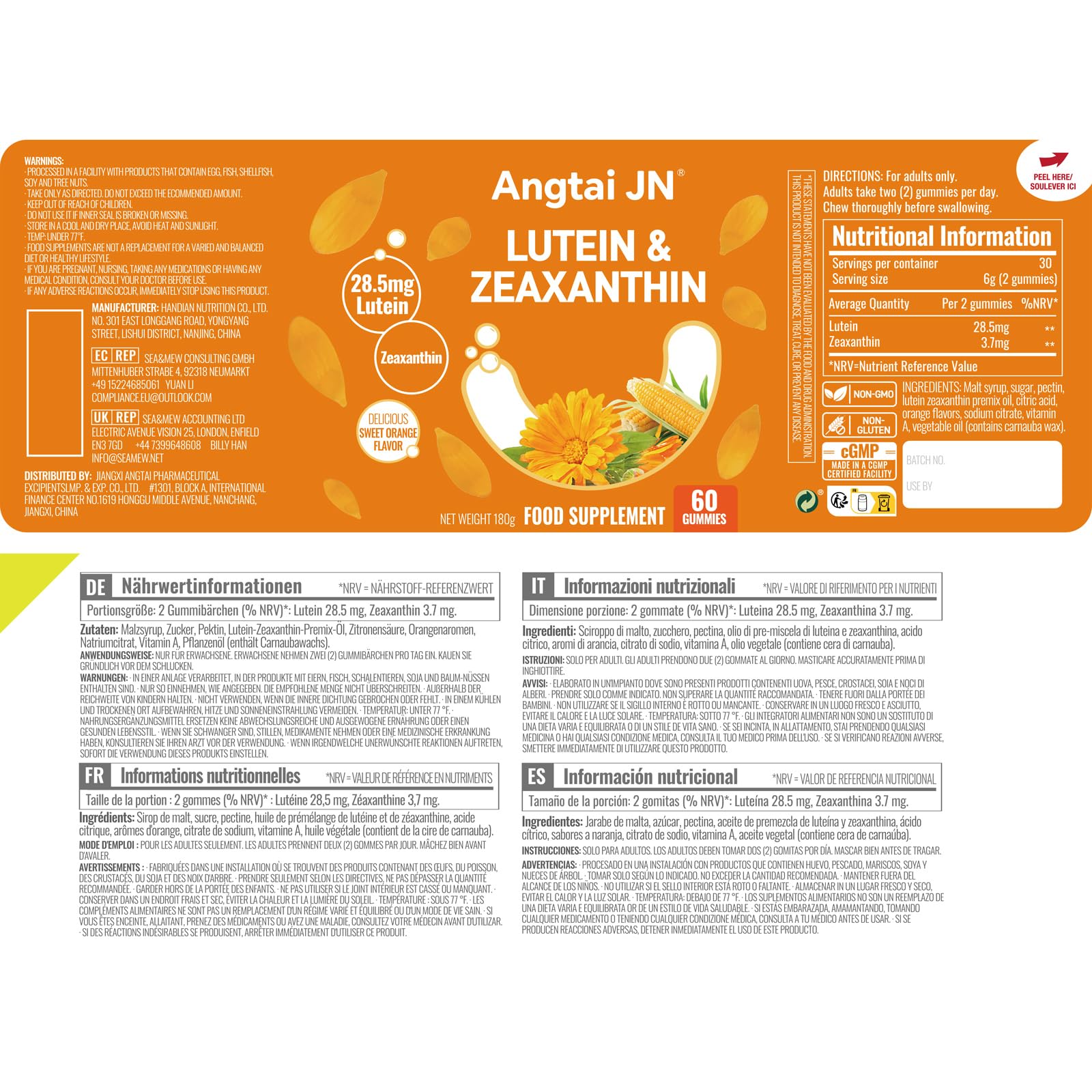 Angtai JN Lutein Gummies daily-use scene for screen-time comfort