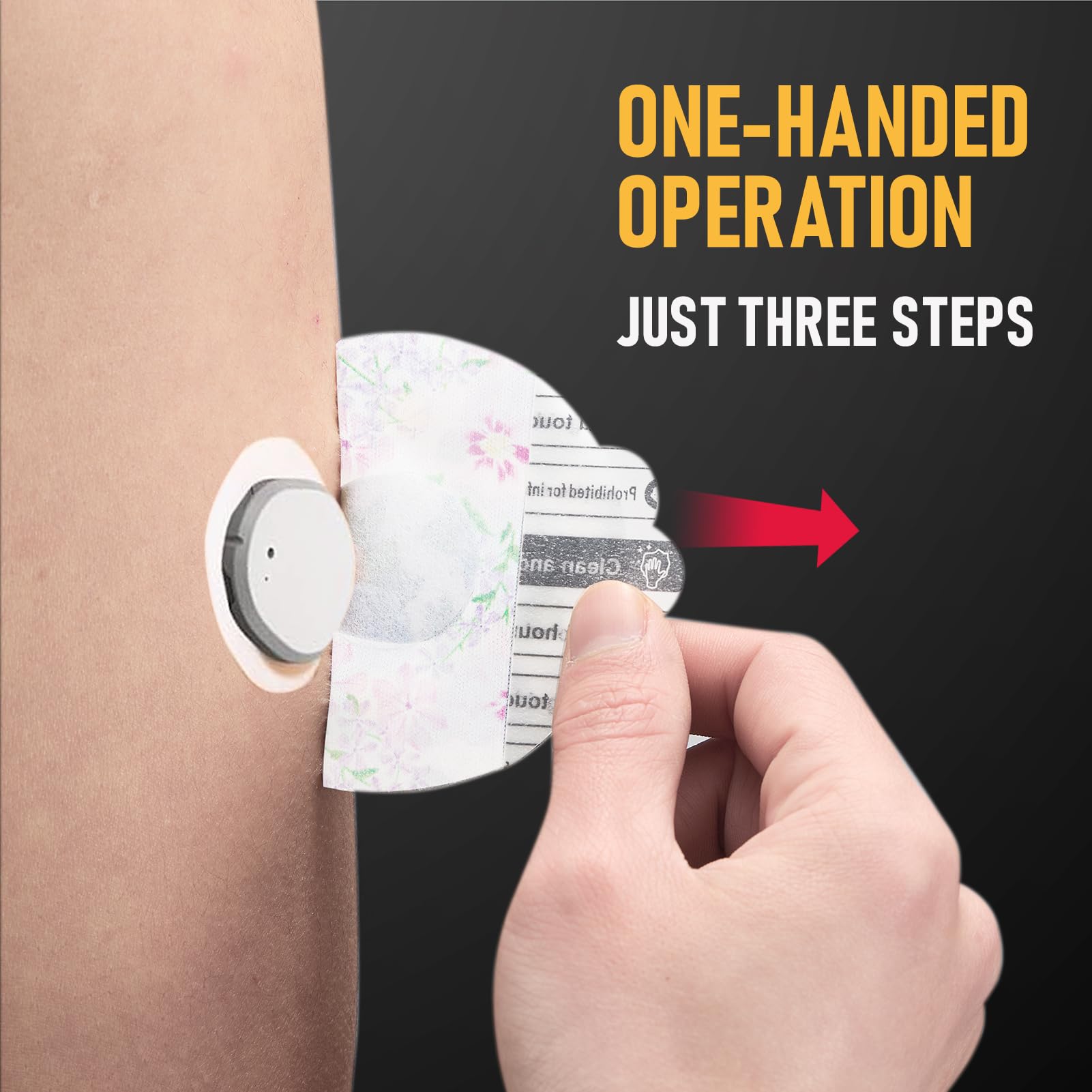 ANGTICS Dexcom G7 hypoallergenic adhesive patch suitable for sensitive skin