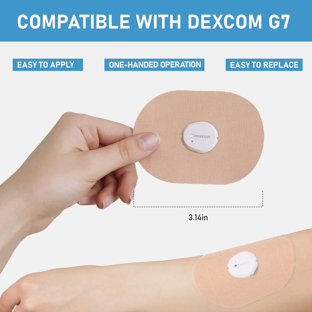 ANGTICS Dexcom G7 parche hipoalergénico que cuida la piel y minimiza irritación