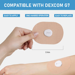 ANGTICS Dexcom G7 parche hipoalergénico que cuida la piel y minimiza irritación