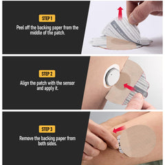 ANGTICS Dexcom G7 patches waterproof to protect during workouts and showers.