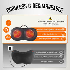 ANHAO neck and shoulder massager with remote for convenient control.