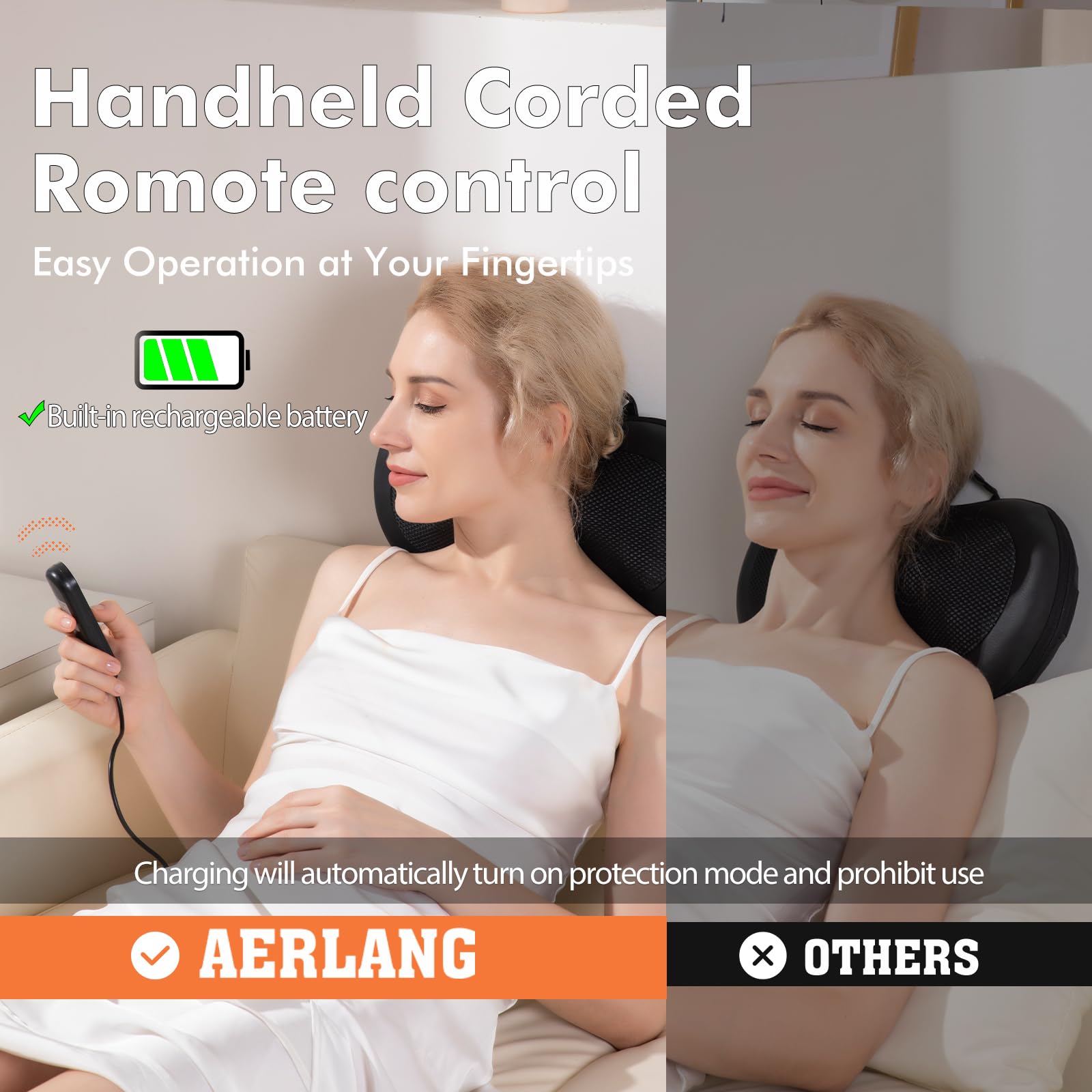 ANHAO portable massager designed for office use to ease daily tension.