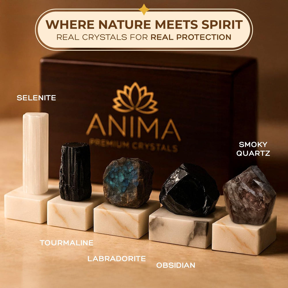 Anima Protection Crystals Tourmaline Grounding supports calm, centered energy.