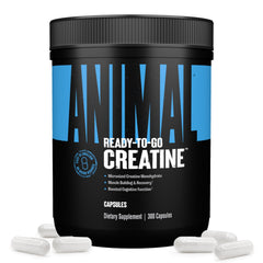 Animal Micronized Creatine Capsules bottle supports workout energy