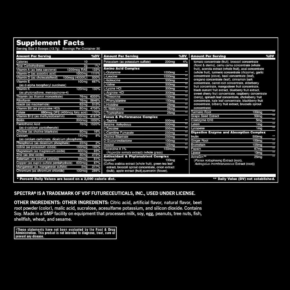 Animal Pak amino acids and BCAA/EAAs for workout recovery