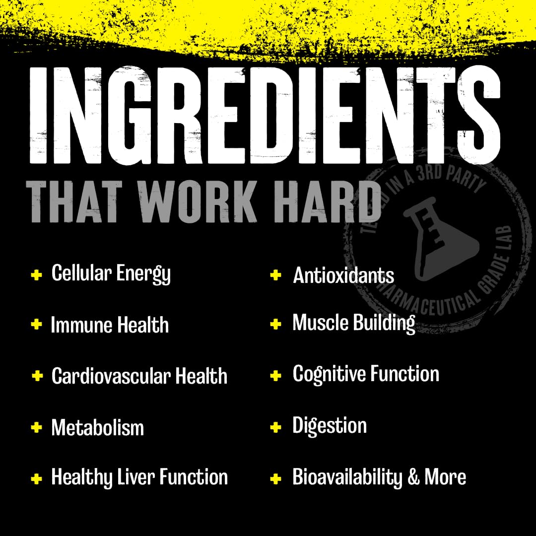 Animal Pak amino acids chart emphasizing essential building blocks for performance