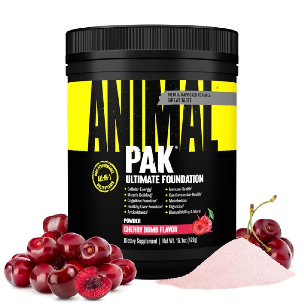 Animal Pak bottle front showing a complete daily multivitamin for athletes