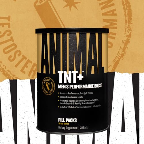 Animal TNT+ capsules emphasize prostate support for normal urinary flow and male wellness.