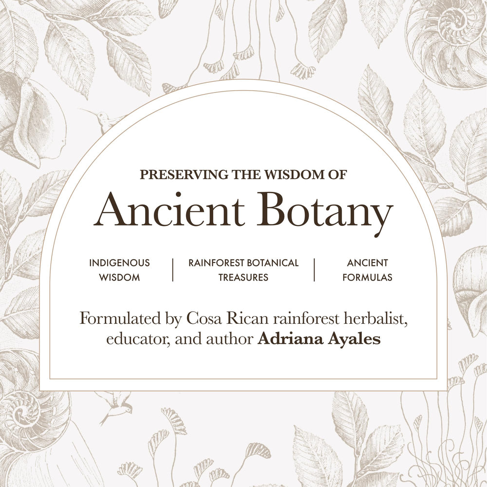 Ingredient highlights including calendula and nettle root for holistic support.