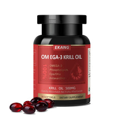 Anisx Antarctic Krill Oil bottle with sustainable omega-3 softgels for daily use