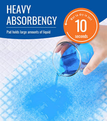 ANKEXIN Ultra-Absorb diamond quilted top sheet is soft and skin-friendly