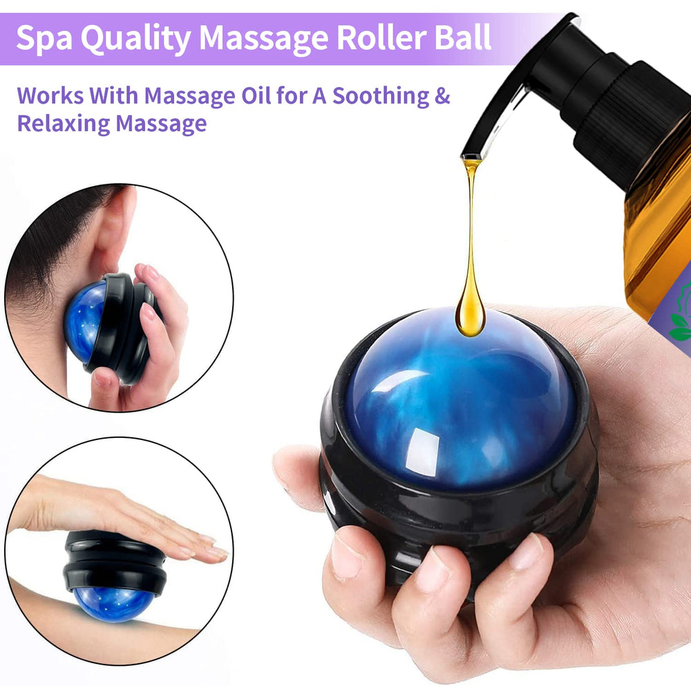 ANKOOY sore-muscle relief oil scene emphasizing application on tense shoulders.