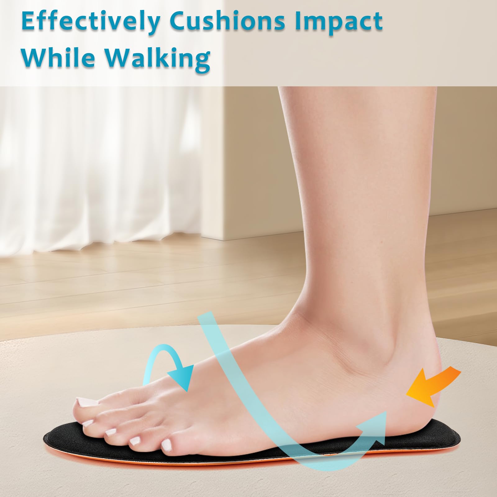 ANLUKE memory foam insoles improve sneaker comfort for everyday wear.
