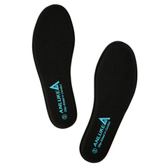 ANLUKE memory foam insoles provide heel cushion for all-day comfort.