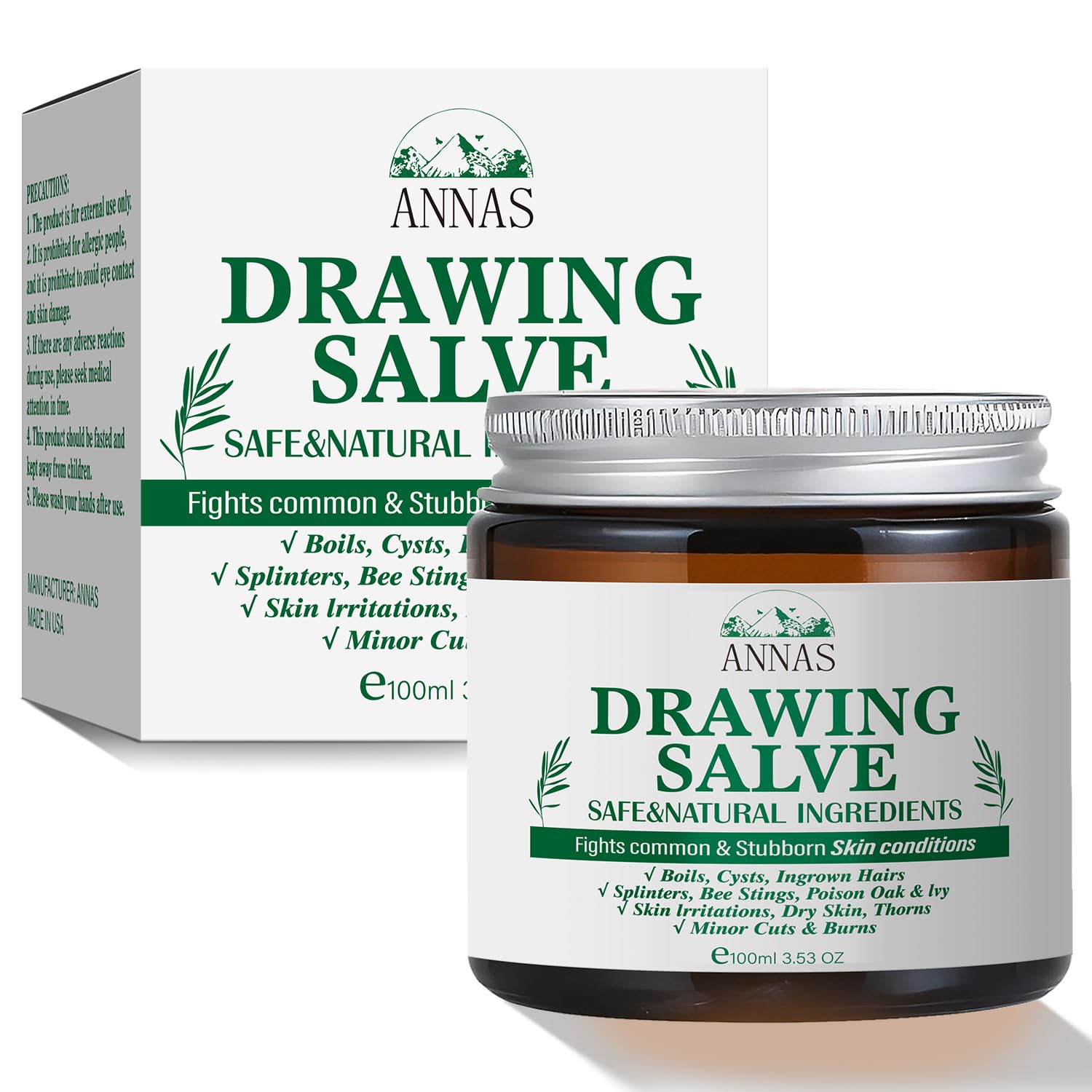 ANNAS Drawing Salve for ingrown hair, easing discomfort and aiding removal