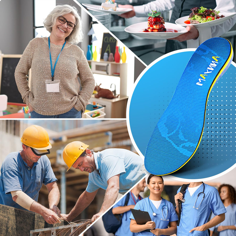 AnnyAm universal-fit men and women insoles suit most footwear for daily comfort