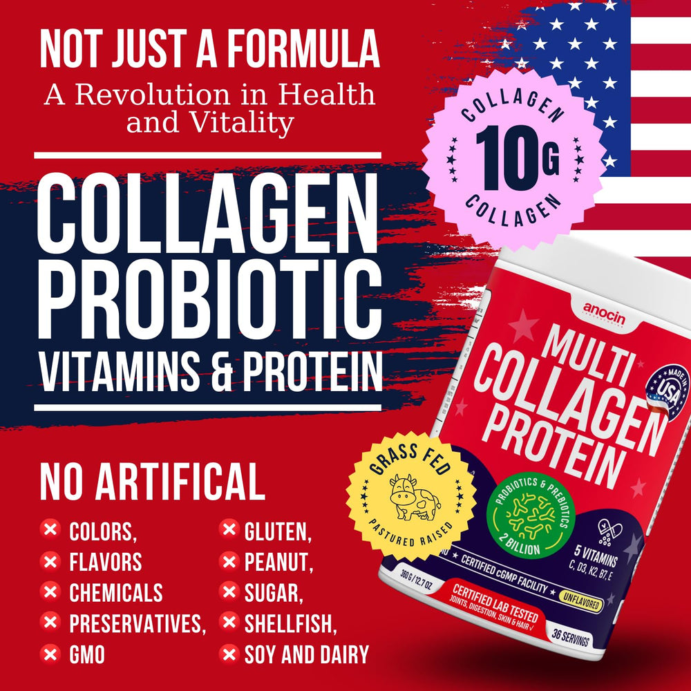 anocin vitamin complex closeup highlighting vitamins C, D3, B7, K2, E.