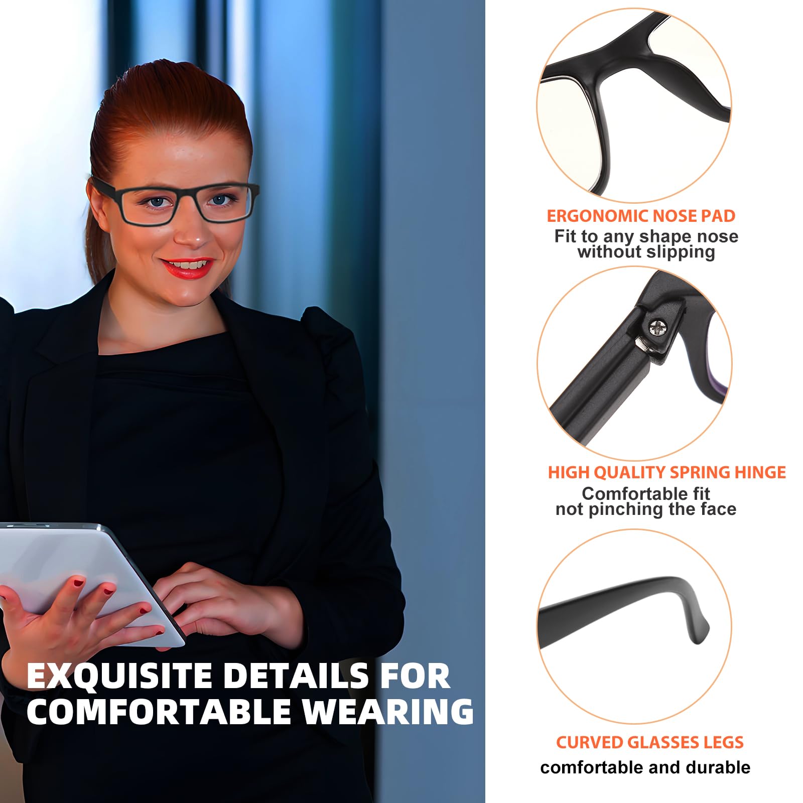 Anourney lentes de uso múltiple, perfectas para conducir, leer y viajar.