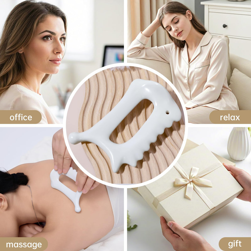 ANPODE gua sha tool compact travel setup for on-the-go use.