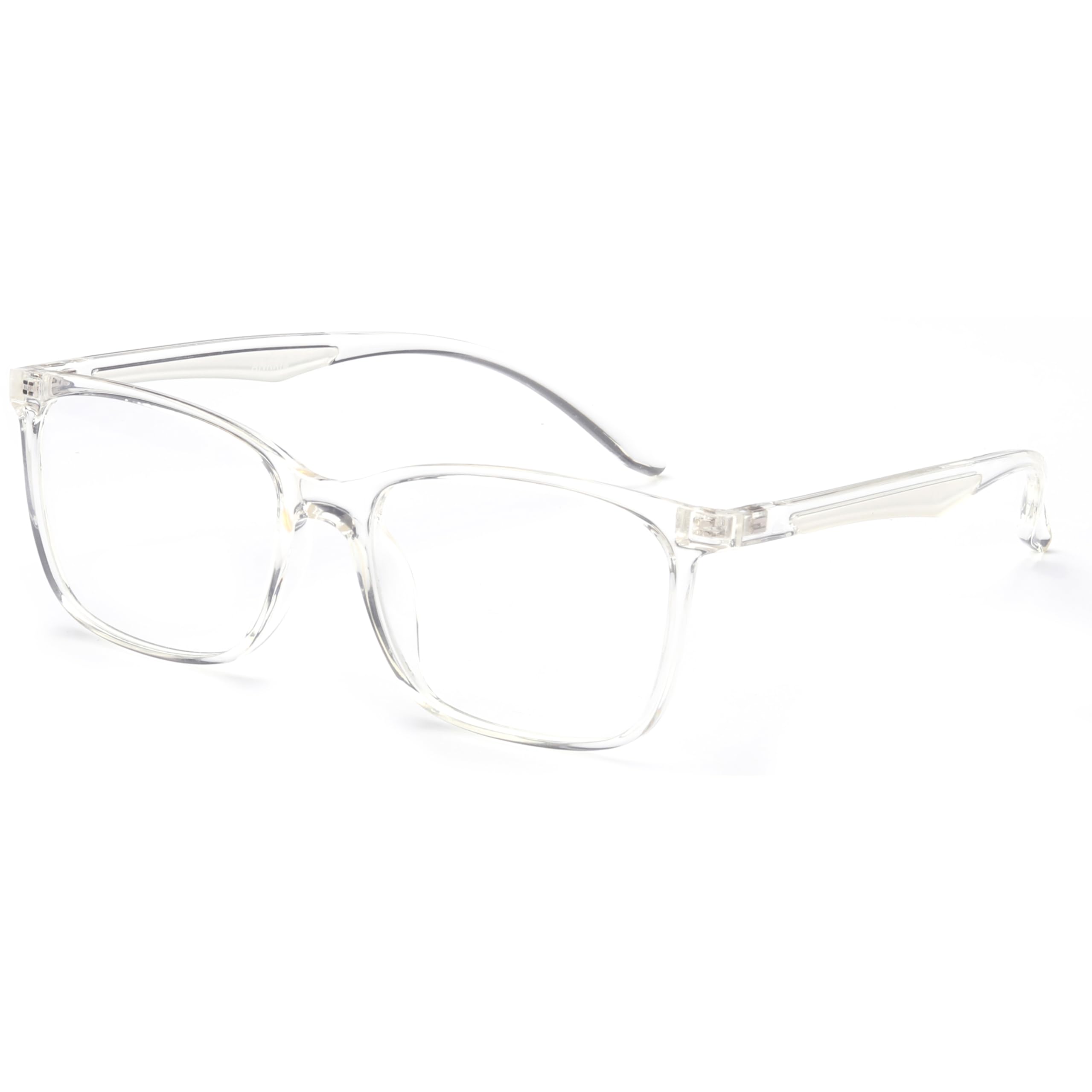 ANRRI blue light glasses with clear frame, front view for work and study