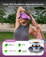 ANRUOLA Adjustable headband delivers secure fit for side sleep.