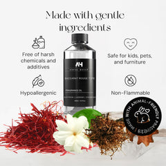 Antal Hayat Baccarat Rouge diffuser oil pour close-up for precise scent control.