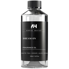 ANTAL HAYAT Dream On 500ml bottle showcases premium aroma for home diffusion.