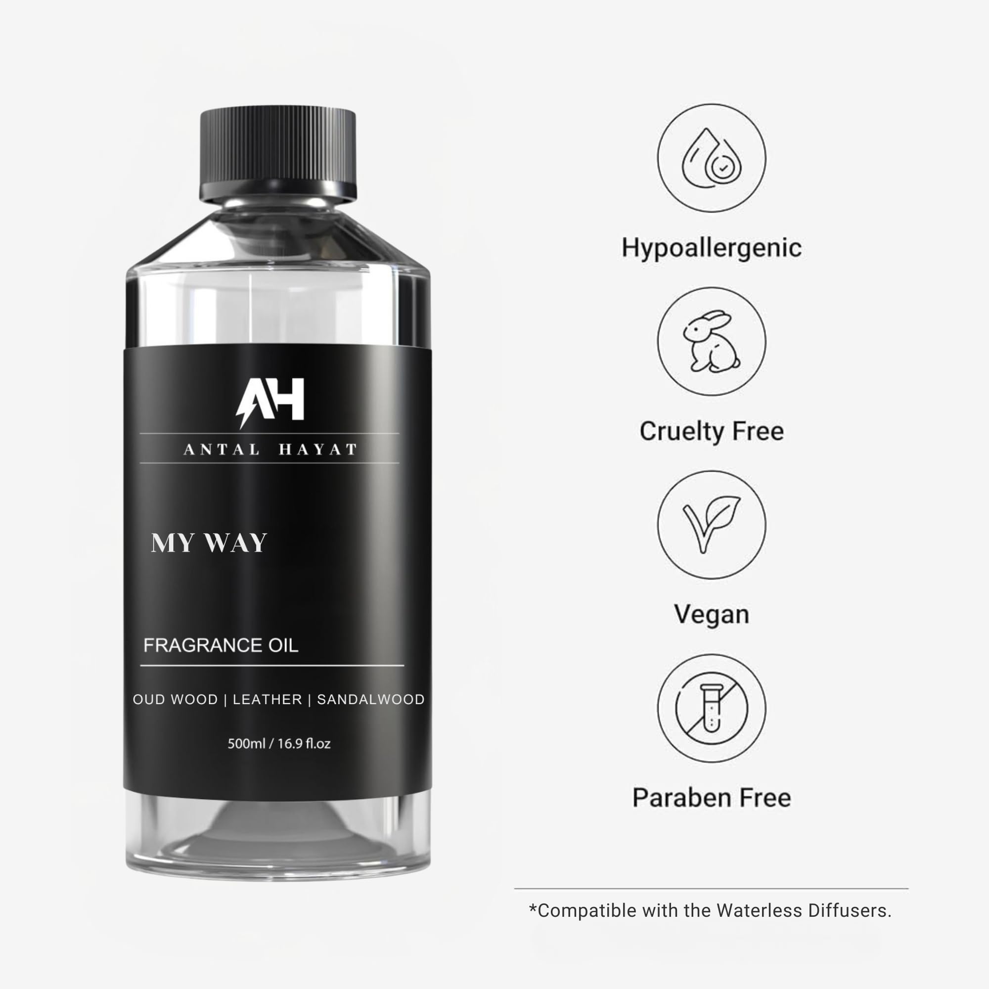 ANTAL HAYAT My Way iris note adds refined fragrance to bathrooms.