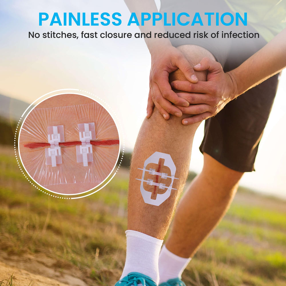 Antaly dressing and alcohol pad provide clean prep for faster healing