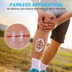 Antaly dressing and alcohol pad provide clean prep for faster healing