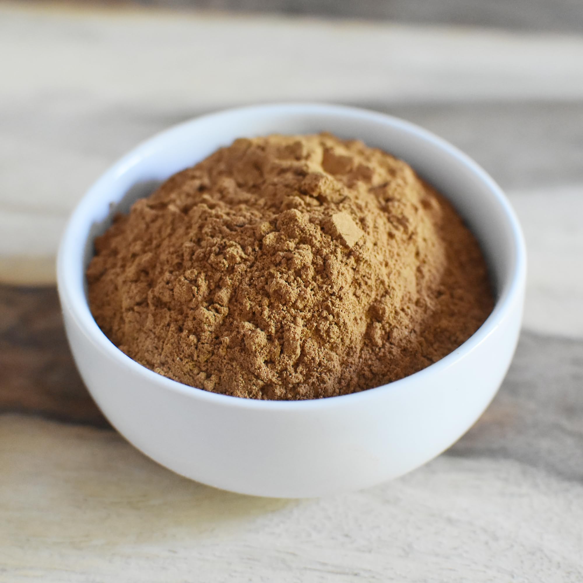 Anthony's Organic Cassia Cinnamon Powder packaging on shelf for organic baking.