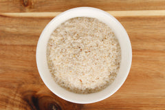 Anthonys psyllium husks added to smoothie for fiber boost.