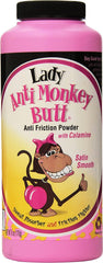 Anti Monkey Butt Lady Powder packaging shown for everyday freshness and easy application.