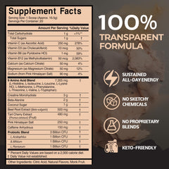 Antidote pre-workout scoop demonstrating convenient serving for quick dosing