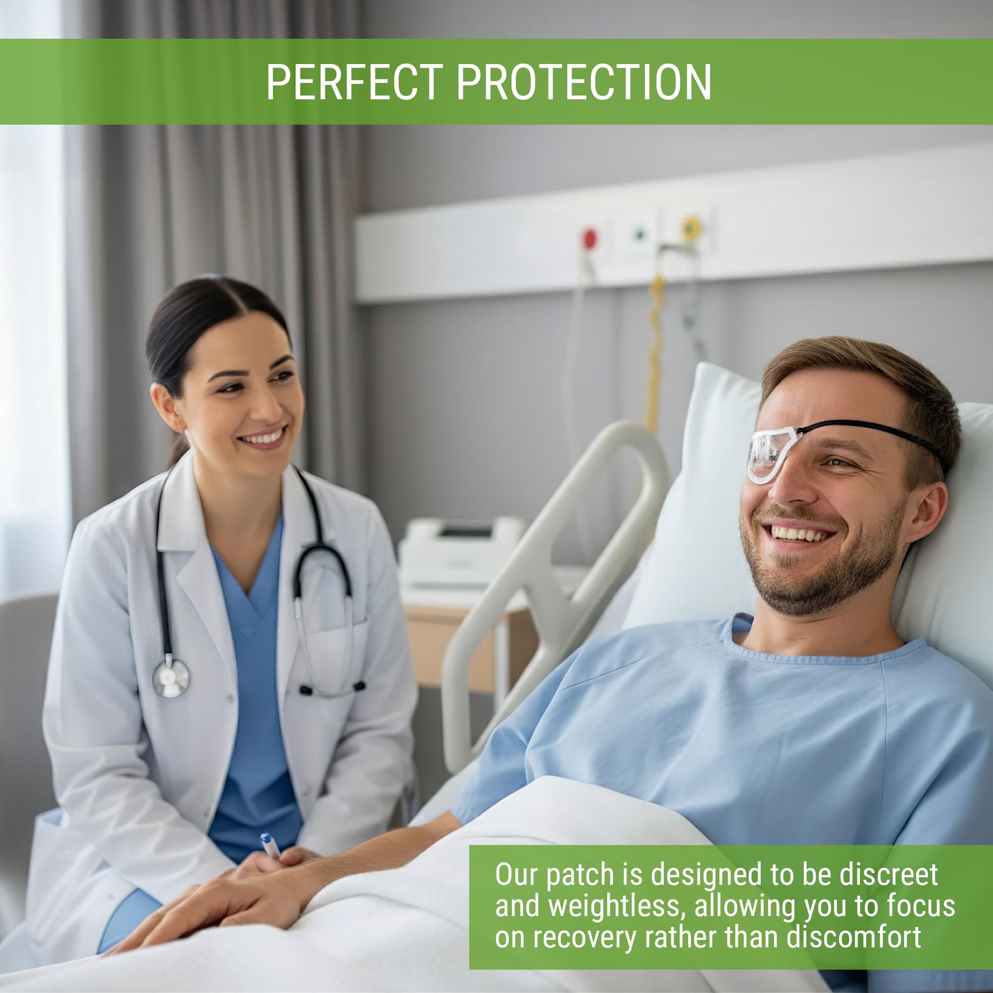 ANUDRA Eye Shield ideal for sleep after surgery and recovery.