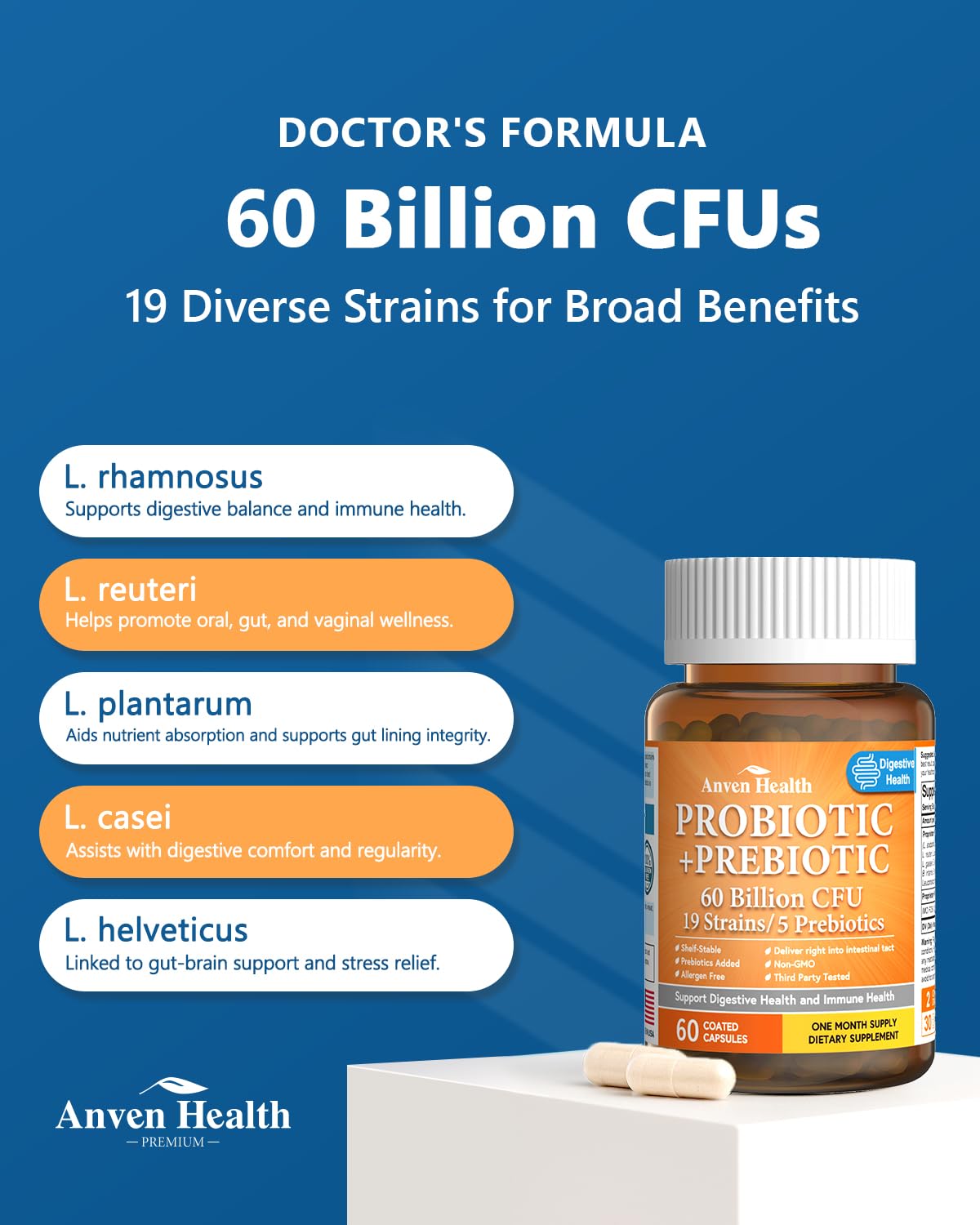 Anven Health delayed-release capsules protect probiotics through acid