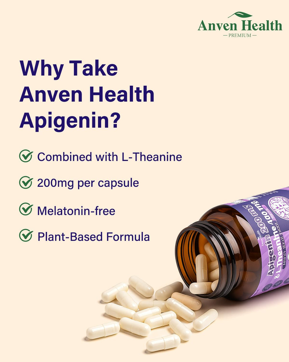 Anven Health third-party testing seal ensuring product safety.