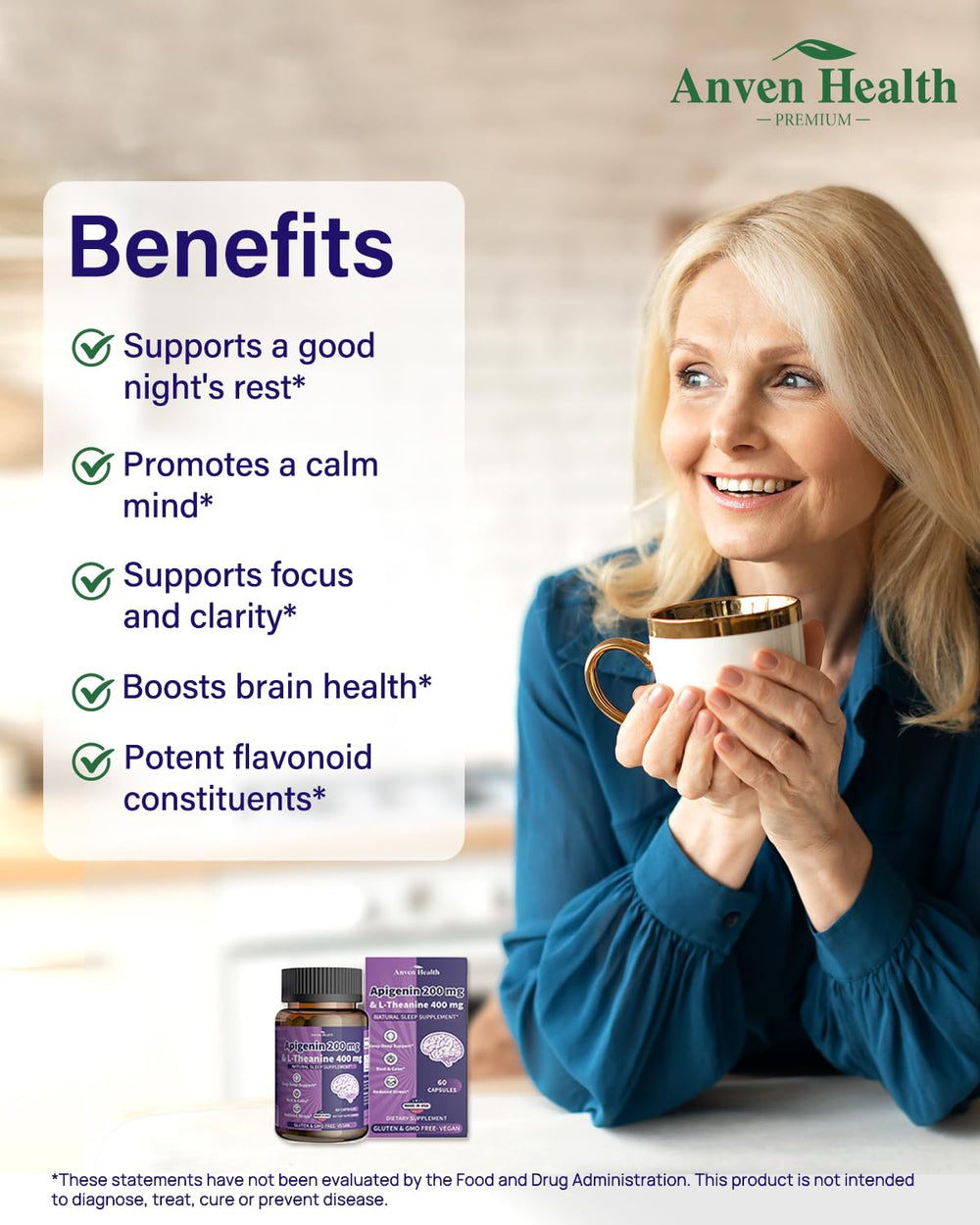 Anven Health USA-made facility badge on packaging.