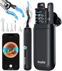 Anyear flexible otoscope camera provides real-time ear visuals for safer cleaning.