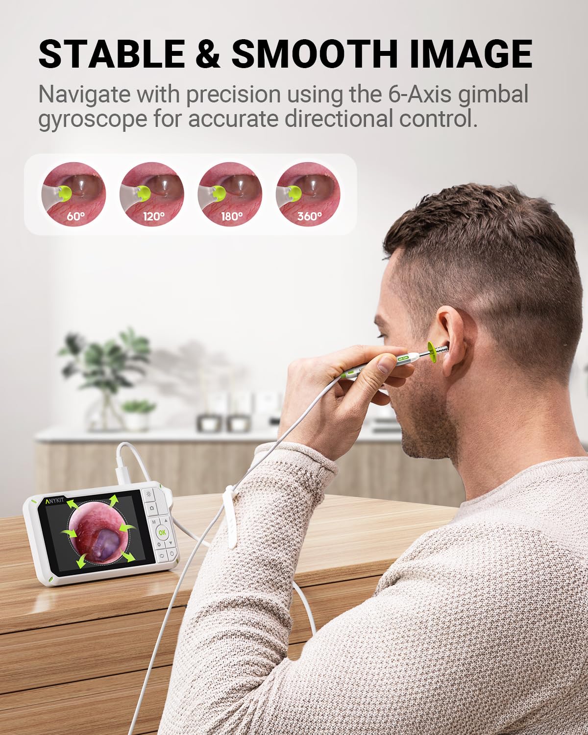 Safe wax removal with adjustable protection cover and silicone ear picks